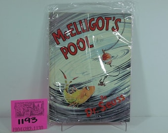 1970's Random House Hardcover Edition -Dr. Seuss-"McElligot's Pool"