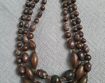 Vintage Coro Three-Strand Necklace