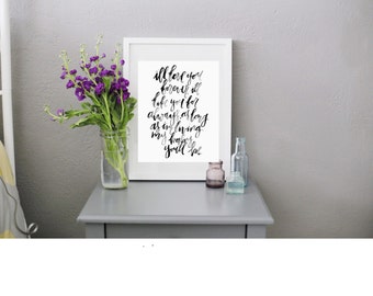 I'll Love You Forever, I'll Like You Forever Digital Download // RachelAllene Calligraphy print