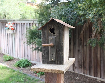 rustic bird house - Made From Reclaimed Wood