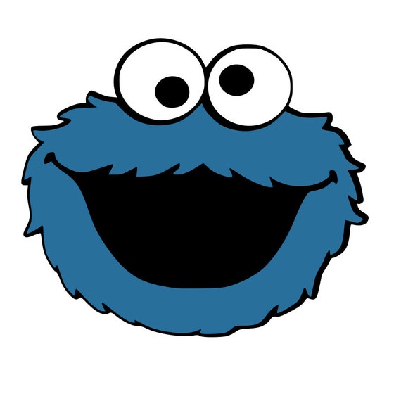 Download Cookie Monster-3 layered-SVG Cut File-Cricut-Silhouette