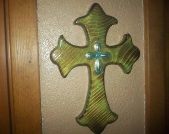 Wood Cross, Wall Cross, Wood Cross For Wall, Native American Cross, Cross For Wall, Cross Wall Idea, Hanging Cross, Native American Wall Art