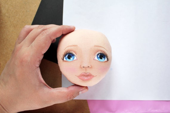 How to draw face, Tutorial, cloth doll, pdf, step by step