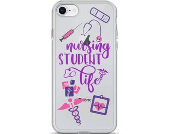 Nursing Student Phone Case for iPhone 6, 6 Plus, 6s, 7, 7 Plus, 8, 8 Plus, X