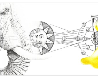 Relephantivity (XL Semi-Gloss Print - 46" x 18")