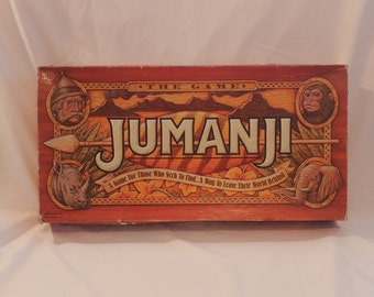 1995 Milton Bradley Jumanji Movie Board Game (INCOMPLETE)