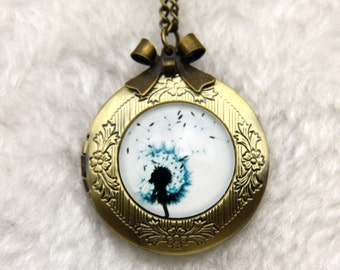 Dandelion Necklace, Dandelion lockets 2020m