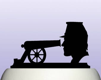 American Civil War Acrylic Cake Topper Decoration