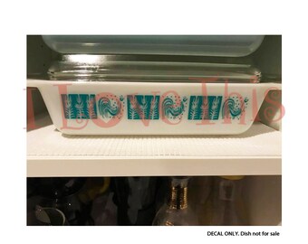Pyrex SS Special Butterprint vinyl decal
