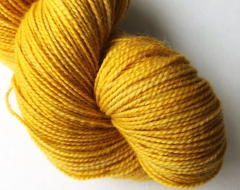 Naturally dyed Blue Faced Leicester and nylon sock weight yarn