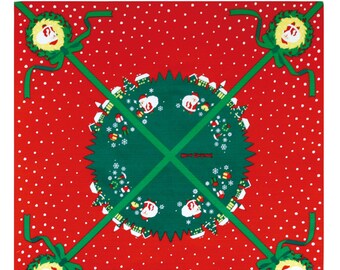 Christmas Wrapping Santa Claus Japanese Furoshiki Wrapping Cloth Small