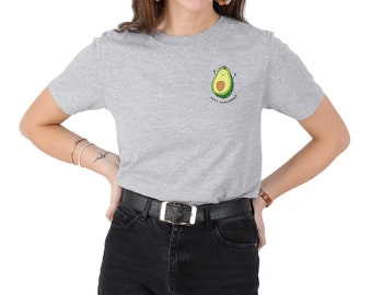 Let's Avocuddle Pocket T-shirt Top Shirt Tee Fashion Funny Avo Cuddle