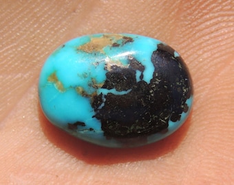 Turquoise Cabochon Blue Oval Shaped Tibetan Natural Turquoise 16x12x5 MM
