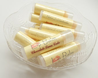 Lip Balm - chapstick - 4 tubes-your choice of flavors - all natural - vegan - 0.15 oz. each tube stocking stuffers, party gifts