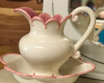 Small Pitcher and Wash Basin