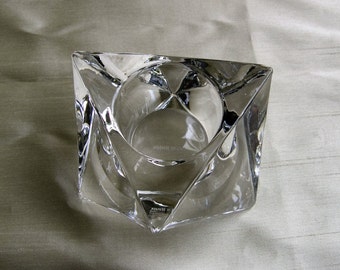 Jacob Jensen Votive Candleholder, Danish Crystal