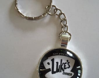 Gilmore Girls Luke's Diner keychain