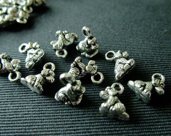 Destash (10) Tiny Doggy Charms