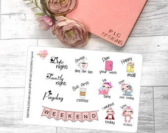 Sampler Planner Stickers