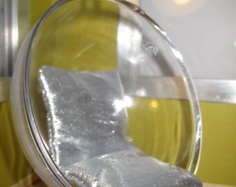 1/12 Scale Miniature Midcentury Modern Bubble Chair for Dollhouse
