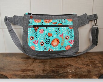 The Orchid Waist/Sling Bag - PDF Sewing Pattern