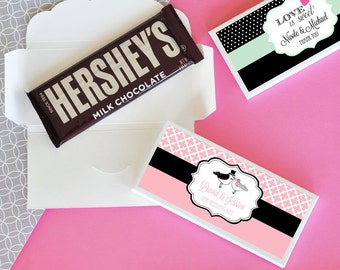 Personalized Theme Candy Wrapper Covers - 24 pieces