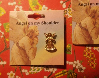 2 Angel on My Shoulder Angel Pins