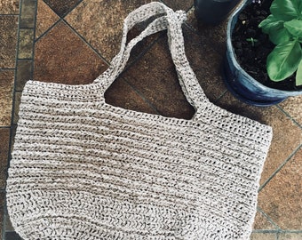 Sands!! Crochet Beach/Market Bag