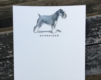 Schnauzer Note Card Set