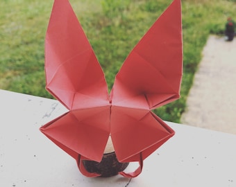 Origami butterflies trophy