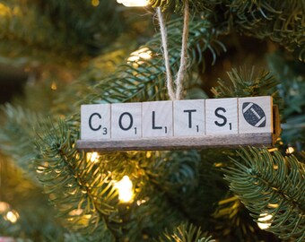 Scrabble Ornament CUSTOM 2-9 Letter