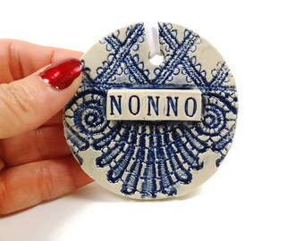 Nonno Ornament, Father's Day Gift, Grandparent Gift, Nonno Birthday, Italian Grandfather, New Grandfather, Nonno Christmas Ornament