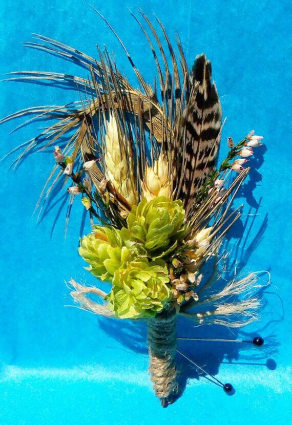 Country Style Hop Boutonniere