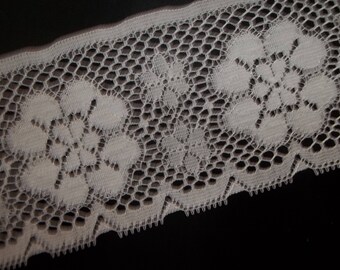 Vintage White Cluny 2 Lace 1/2" 5 yds/1.00
