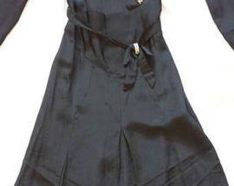 1920s black dropwaist dress to die for!