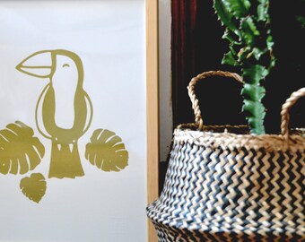 Screen printed 30 x 40 Jungle poster