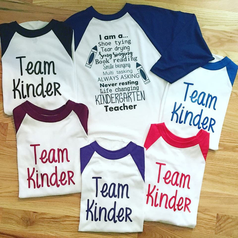 kindergarten team shirts