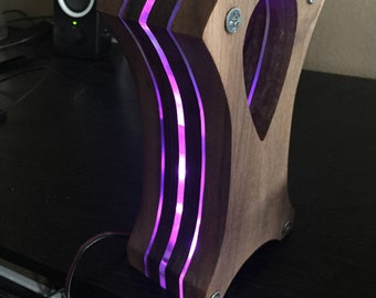 LED Headphone Stand - LED NOT included.