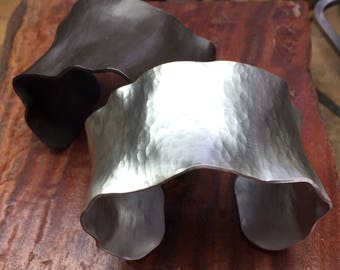 Hand Forged Sterling Cuffs