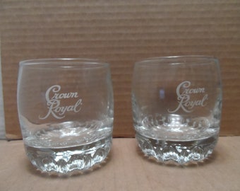 Vintage Barware_Crown Royal Highball Glasses