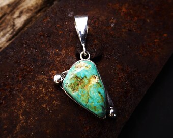 Cripple Creek Turquoise Pendant