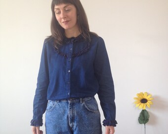 Vintage Denim Blouse