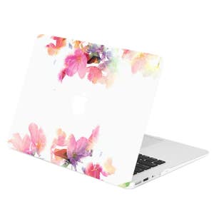 Vibrant Summer Series Graphic Rubberized Hard Case for Macbook Air 13" 13-Inch Model: A1369 / A1466 – Violet Reflection