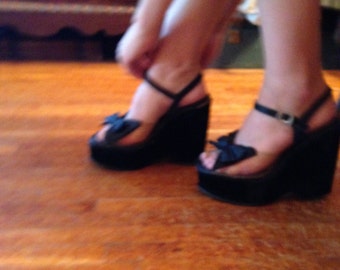 Vintage 1970s Platform Shoes