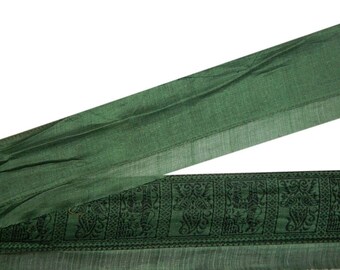 2.2" Wide Sari Border Silk Antique Vintage Woven Indian 1 Yard Trim Craft Ribbon Lace ST793