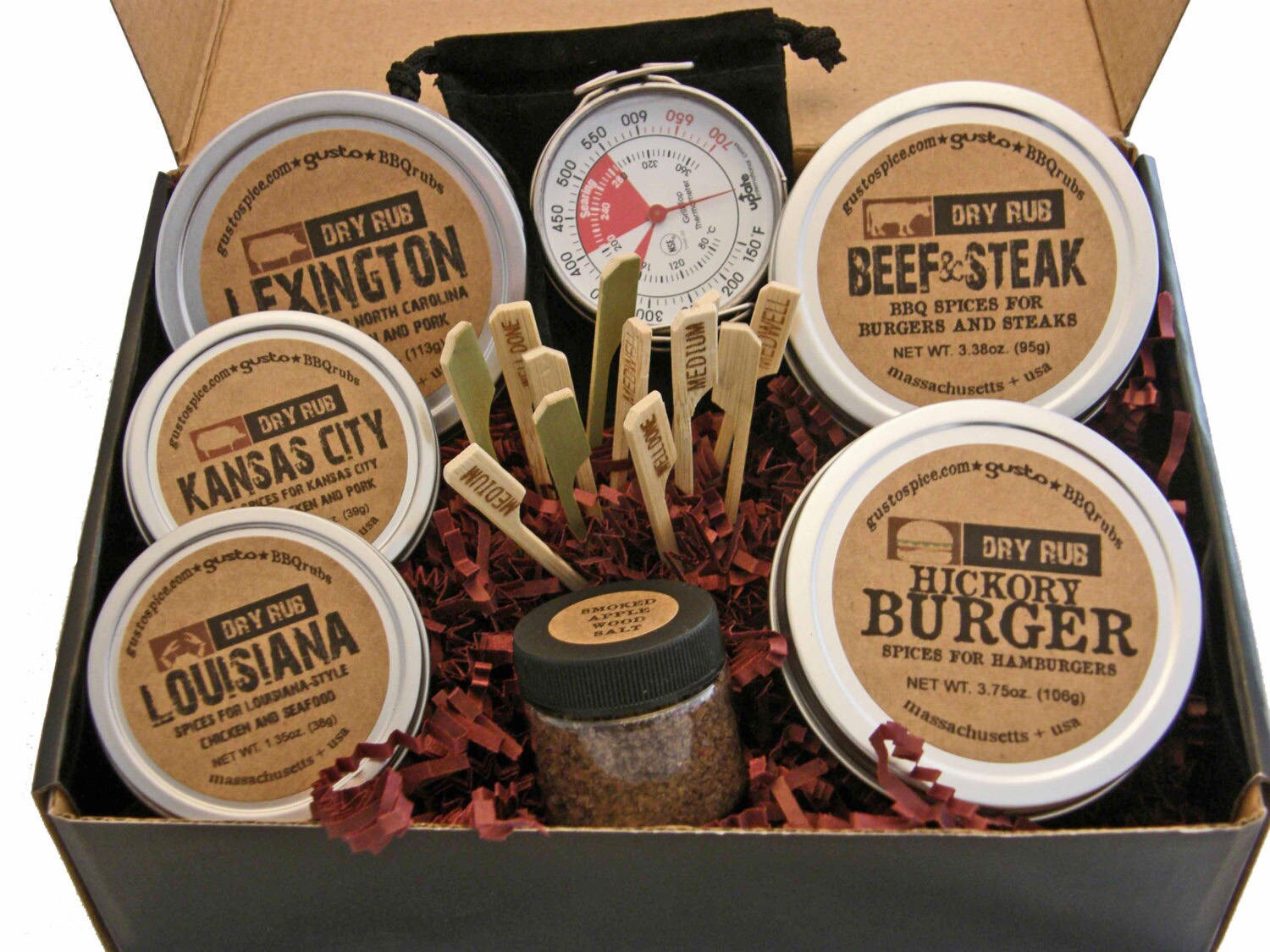 Gusto's Gift Set THE BARBECUE BOX Rubs for Chicken