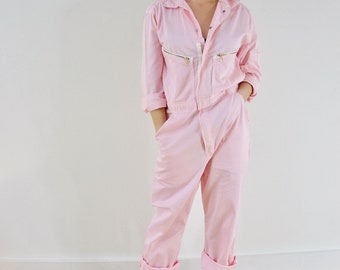 Boiler Suit - pastel pink - can offer MOST sizes.