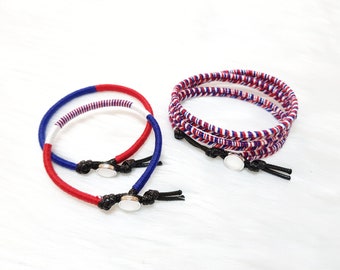 Patriotic Jewelry, American Flag Bracelet, 4th of July Bracelet, Patriotic Bracelet, USA Flag Jewelry, 4th of July Jewelry Gift for Girls