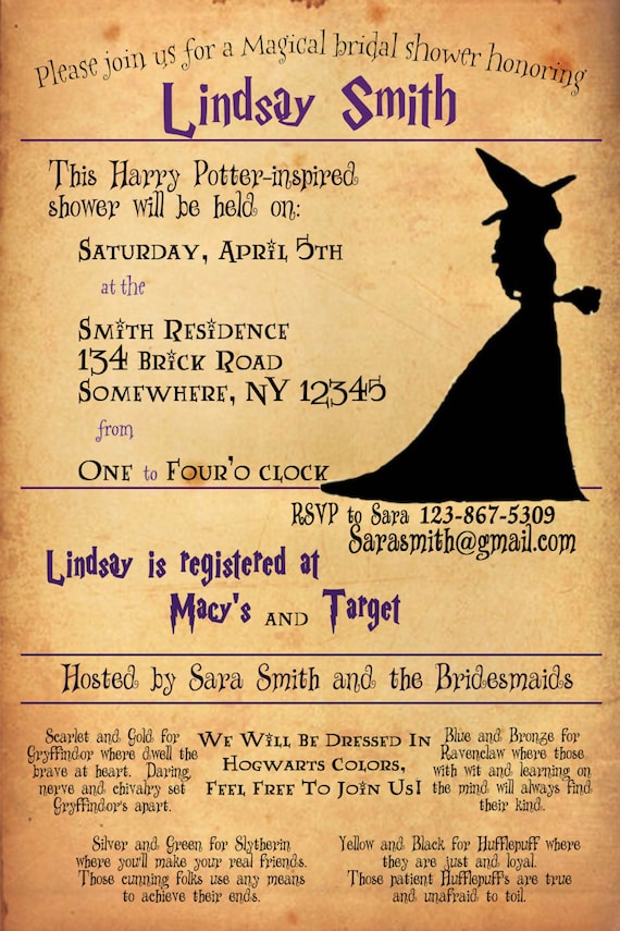 Harry Potter Email Invitations 9