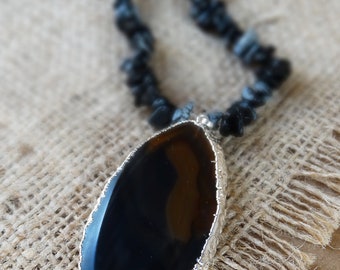 Crystal Necklace, Crystal Pendant, Crystal Choker, Crystal Pendant Necklace, Crystal Pendulum, women necklace
